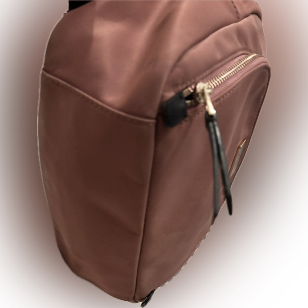 Kate Spade Mauve Mini Backpack with Black Straps- like new - Picture 4 of 12